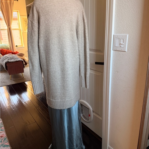 Anthropologie Gray Two-fer Sweater Dress - Picture 6 of 10